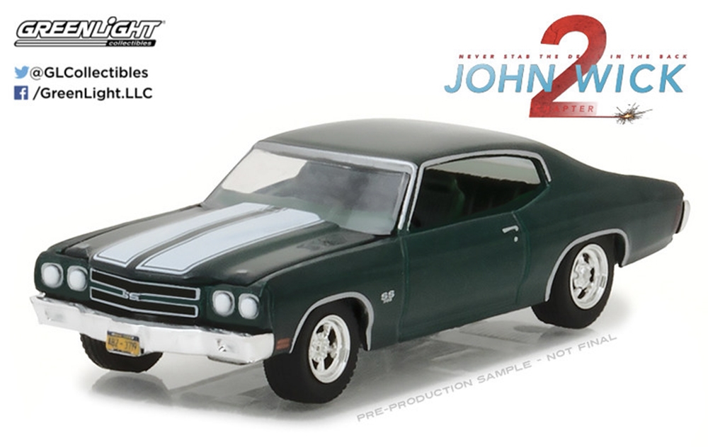 GL44780-F John Wick 2 (2017 Movie) 1970 Chevrolet Chevelle SS 396