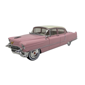 GL84098 1955 Cadillac Fleetwood Series 60 Pink With White Roof