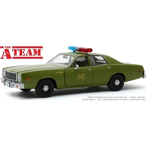 The A-Team (1983-87 TV Series) 1977 Plymouth Fury U.S Army