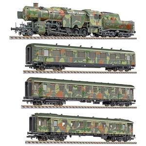 4-unit Set 'Military Troop Transport' camouflage