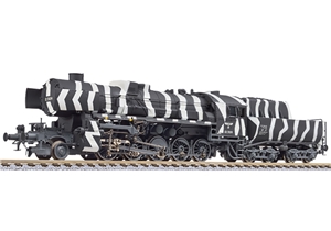 L131524 Steam loco, BR 52, 52 3109, winter camouflage, Museum Sinshe