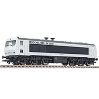 Diesel loco, DE2500, 202 003-0, 6-axle, DB, white, Ep.IV