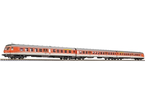L133167 Diesel railcar, BR 614/914, blood orange/grey, 3-units, DB AG, era V