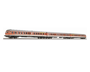 L133168 Diesel railcar, BR 614/914, orange/grey, 3-units conv., DB AG, era V
