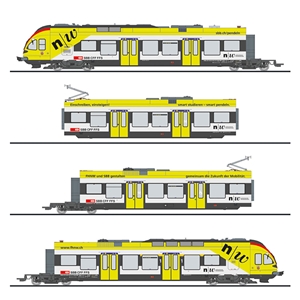 L133863 4-part electric multiple unit, "FLIRT", SBB-CFF, Ep.VI
