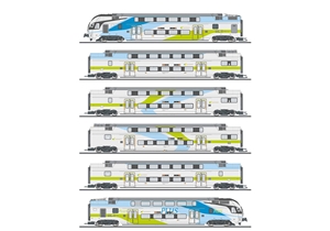 L133864 6-part Electric multiple unit, "KISS", WESTbahn, Ep.VI