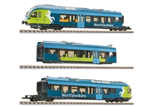 L133867 3-part electric multiple unit, "FLIRT", WestfalenBahn, Ep.VI