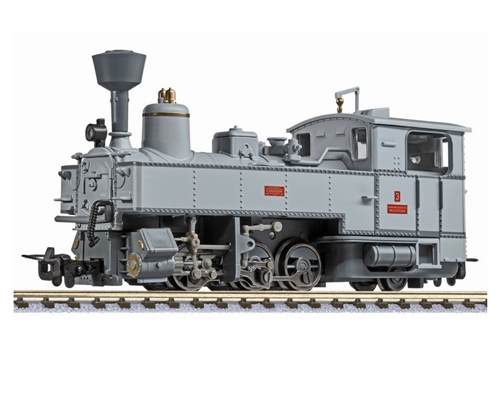 Steam locomotive, type U, NÖLB No. 3, photographic grey, era I