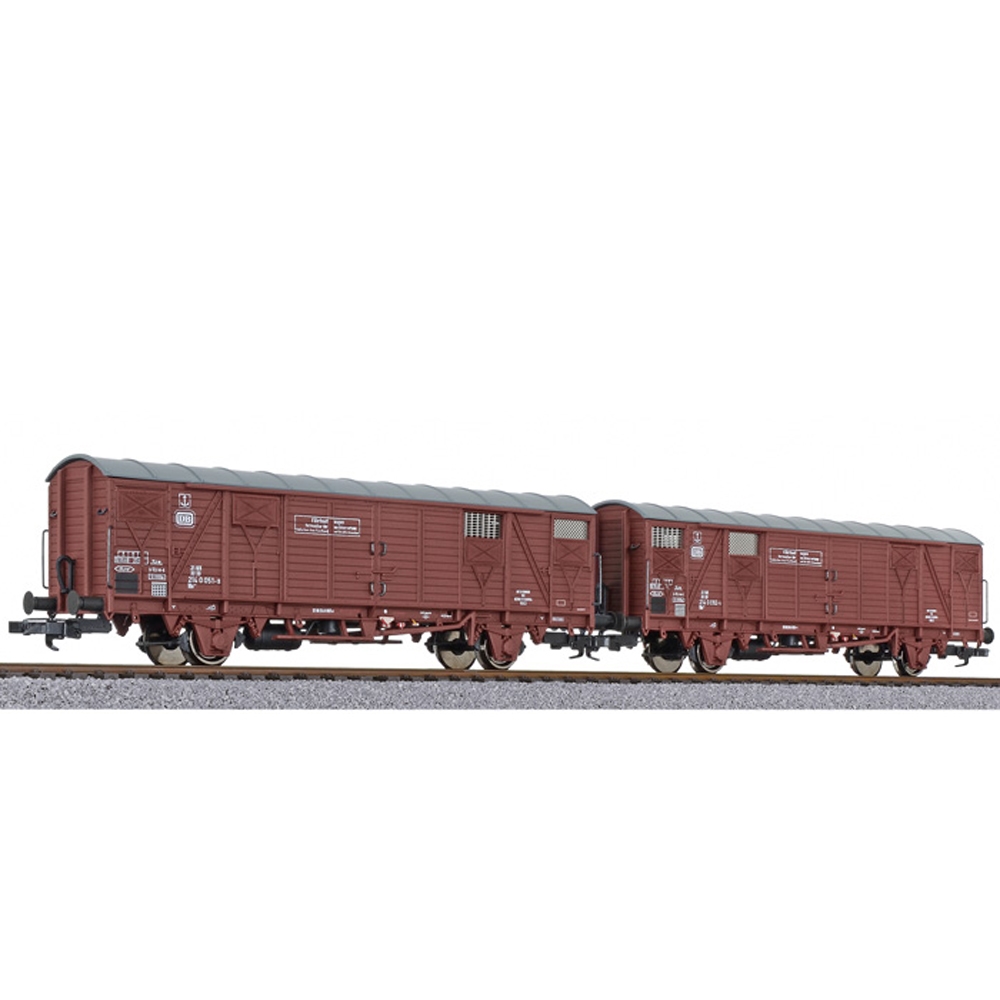 Bachmann Europe plc - 2-unit set ferryboat wagon type Hfs 312 DB Ep.IV  light [W],2-unit set ferryboat wagon type Hfs 312 DB Ep.IV light [W]