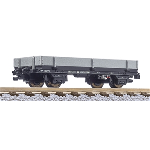 Flat wagon for maintenance, Grey, period IV-VI