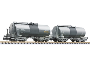 L260115 2-unit set, 4-axle tank wagon, "B.T.A.", SBB-CFF, era III
