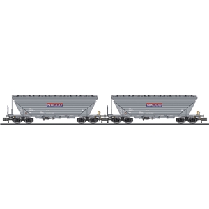 L260229 2-piece set, grain transport wagon, Uagpps, "NACCO", Germany, Ep.VI