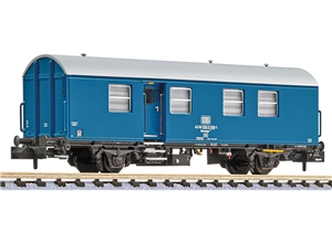 L265039 Conversion railway service car, "Bürowagen 412", DB, ozeanblau, Ep. I