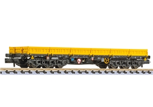 L265691 6-Axle Heavy Load Wagon DBG "Bauzugwagen" Yellow/Black Ep.V-VI