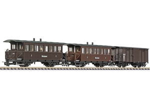 L340018 3-Unit Set 2-Axle Coach B16/AB Freightwg. Gwk101 Zillertal Ep.III