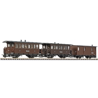 3-Unit Set 2-Axle Coach B14/B17 Maintwg. PF51 Zillertal Ep.III