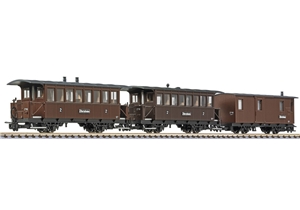 L340020 3-Unit Set 2-Axle Coach B14/B17 Maintwg. PF51 Zillertal Ep.III