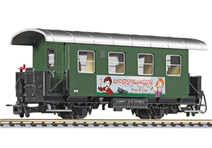 L344386 2-axle passenger coach, 916, "KINDERSPIELWAGGON", Waldviertelb., Ep.VI