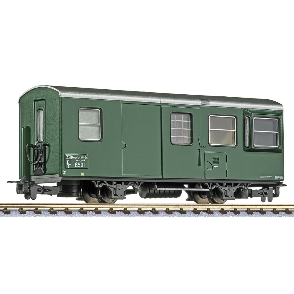 2-axle maintenance car D/s 6501, green