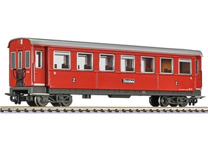 L344556 4-axle coach, B3 31, Zillertalbahn, red, Ep.VI