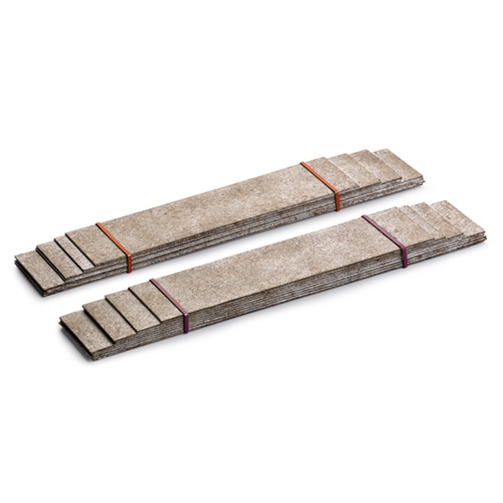H0 steel plate load with purple and orange strips