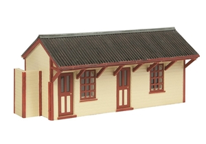 Light Railway Station Building - Red