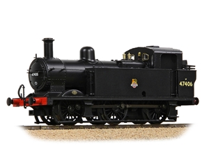 LMS Fowler 3F (Jinty) 47406 BR Black (Early Emblem)