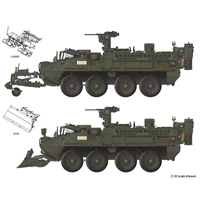 M1132 Stryker Engineer Squad Vehicle w/ LWMR-Mine Roller/SOB