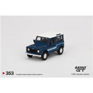 MGT00353-R Land Rover Defender 90 County Wagon Stratos Blue (RHD)