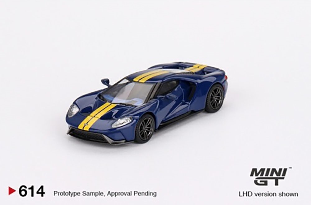 Ford GT Sunoco Blue W/ Yellow Stripes (LHD)