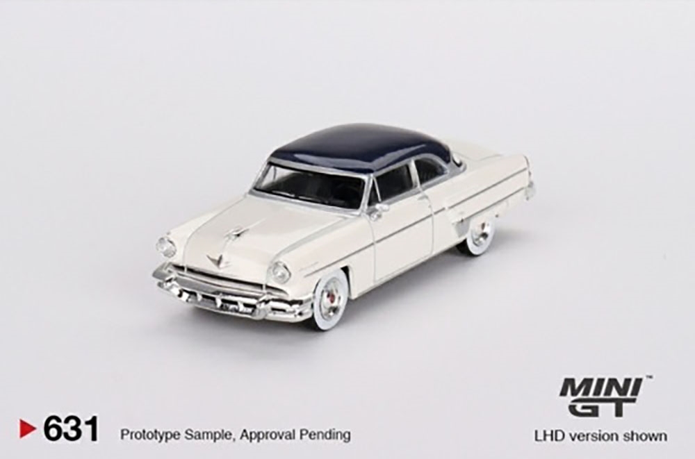Lincoln Capri 1954 Arctic White/Atlantic Blue (LHD)