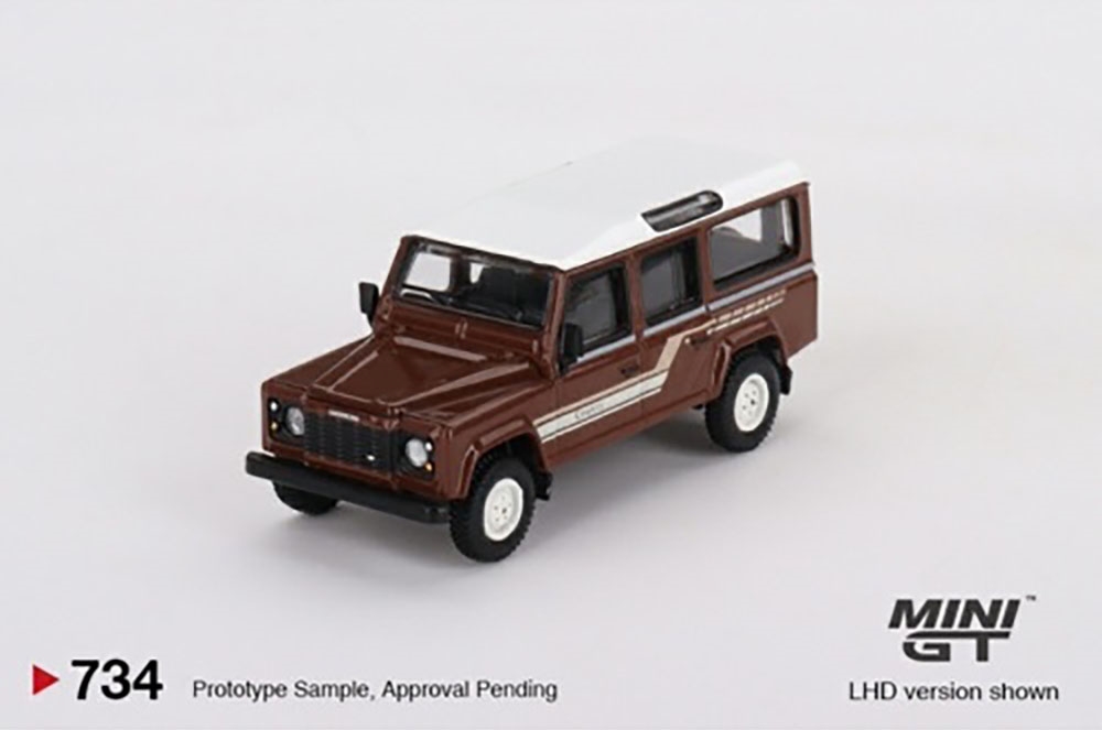 Land Rover Defender 110 1985 County Station Wagon Russet Brown (RHD)