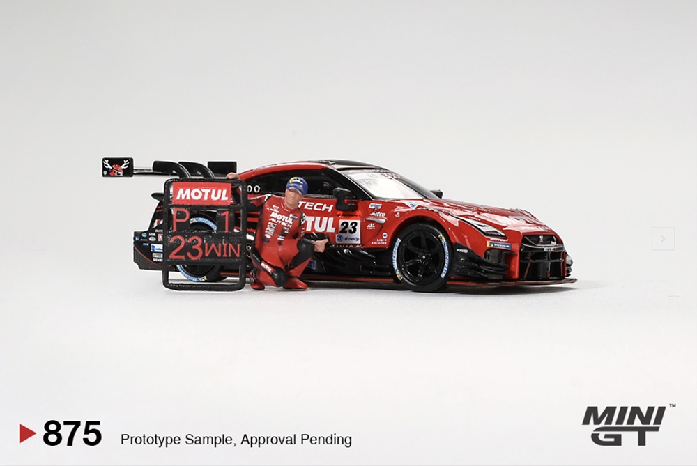 Nissan GT-R Nismo No.23 Motul Autech 2021 Super GT Series (w/figure)