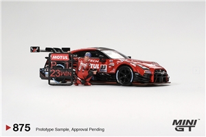 MGT00875-L Nissan GT-R Nismo No.23 Motul Autech 2021 Super GT Series(with figure)