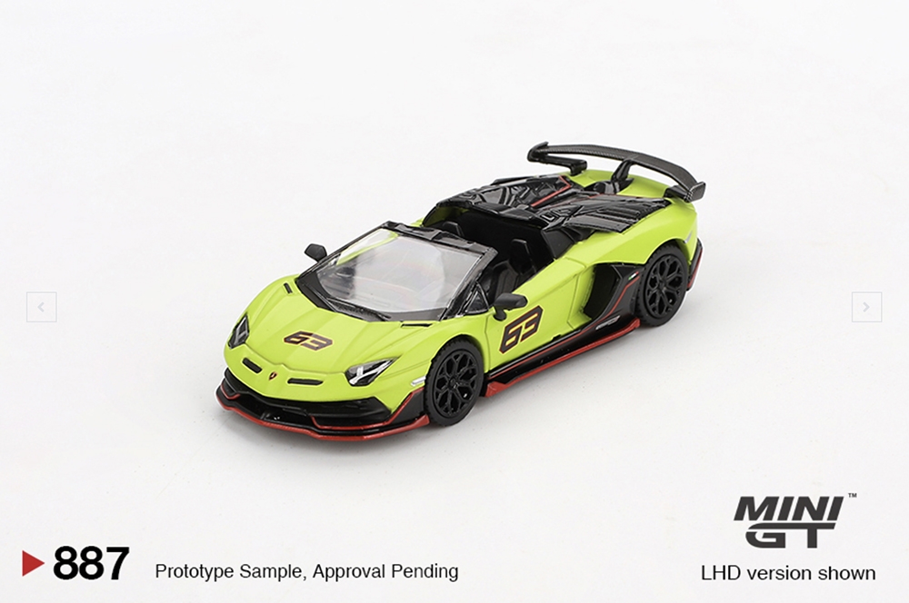 Lamborghini Aventador SVJ 63 Roadster Verde Shock (RHD)