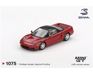 Honda NS-X Prototype Midship Sports 1989 Ayrton Senna with Figure