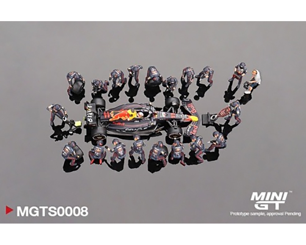 Red Bull RB18 S.Perez 2022 Abu Dhabi GP Pit Crew Set Ltd Ed. (Inc.Car)