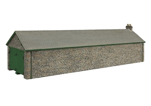 Narrow Gauge (OO9) Harbour Station Goods Shed - Red