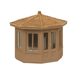 Octagonal Summer House - Brown