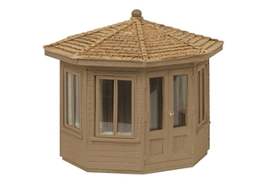 Octagonal Summer House - Brown
