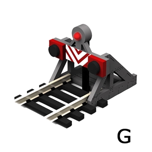 Bachmann Europe plc O Scale Buffer Stop DC DCC EU Type O