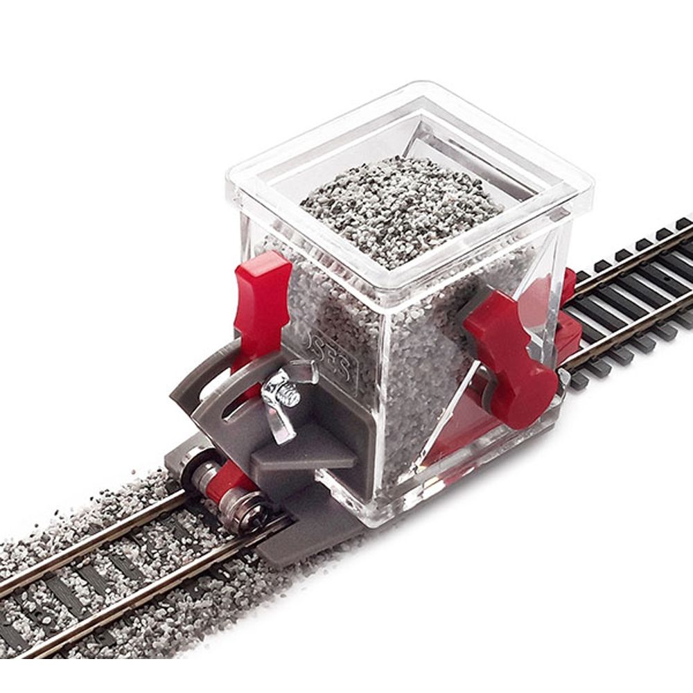 HO/OO Ballast Spreader Car w/Shut Off and Height Adjust