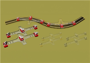 Flexible Track Holder (x2)