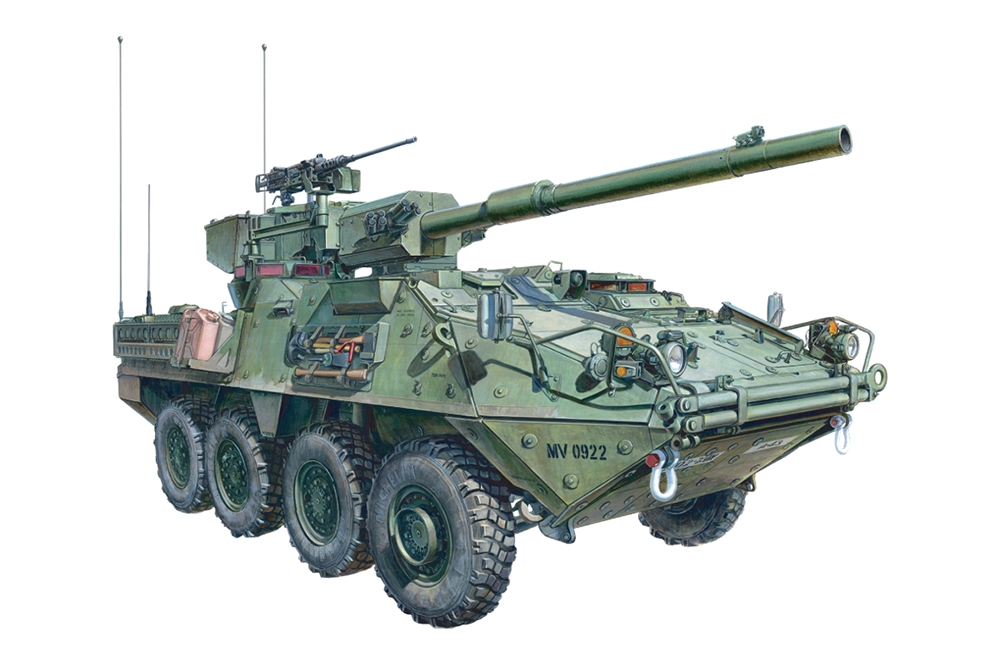 US Army M1128 Stryker MGS Mobile Gun System