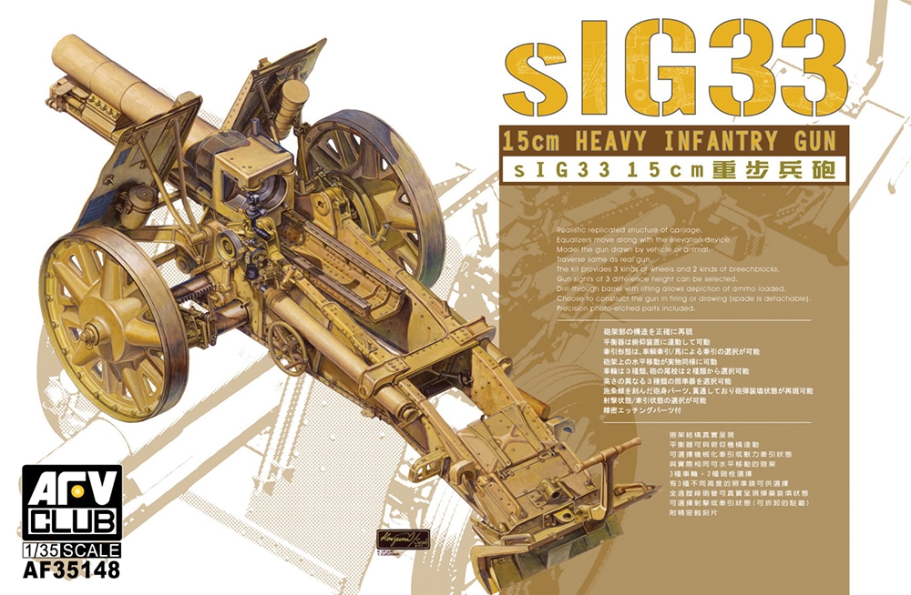 sIG33 15cm Heavy Infantry Gun Including Ammo