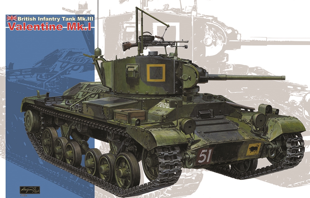 British Army Valentine Mk I Medium Tank