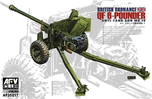British Army QF Mk 4 6 Pdr Anti-tank Gun Late