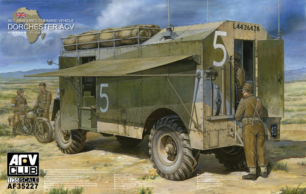 British Army AEC Dorchester ACV Armoured Command Vehicle