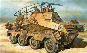 German Army SdKfz 263 Panzerfunkwagen Armoured Radio Vehicle
