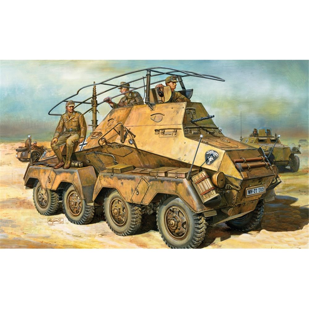 German Army SdKfz 263 Panzerfunkwagen Armoured Radio Vehicle